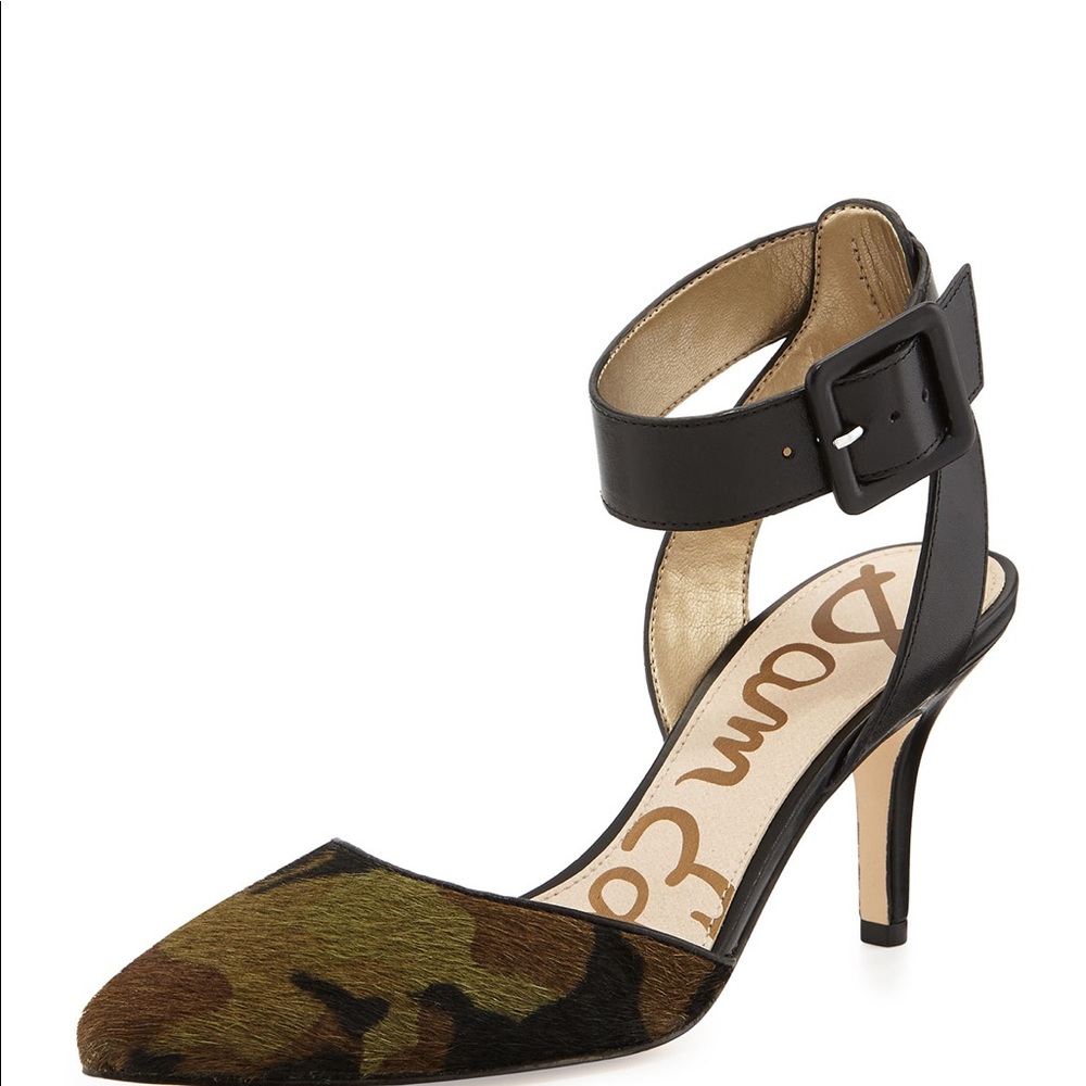 Sam Edelman Camouflage Hair Calf Pump
